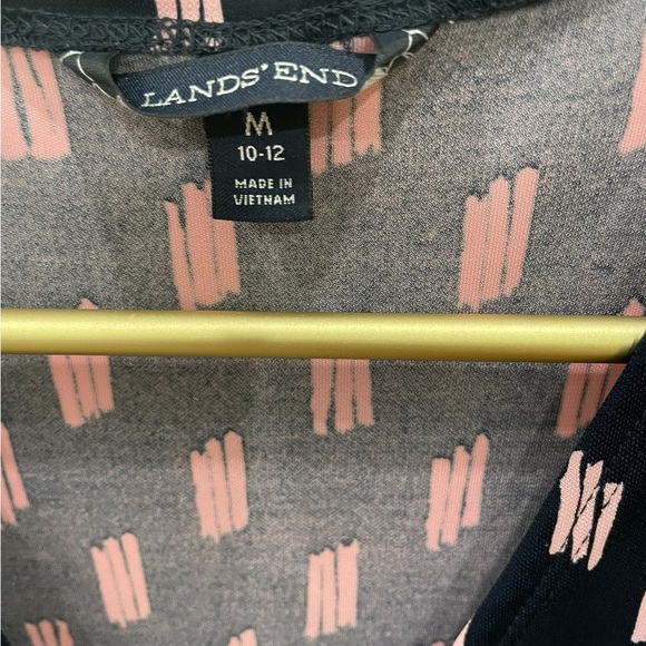 LANDS' END Midi Dress – Sleeveless, Patterned, Sz M, Excellent - Picture 4 of 6